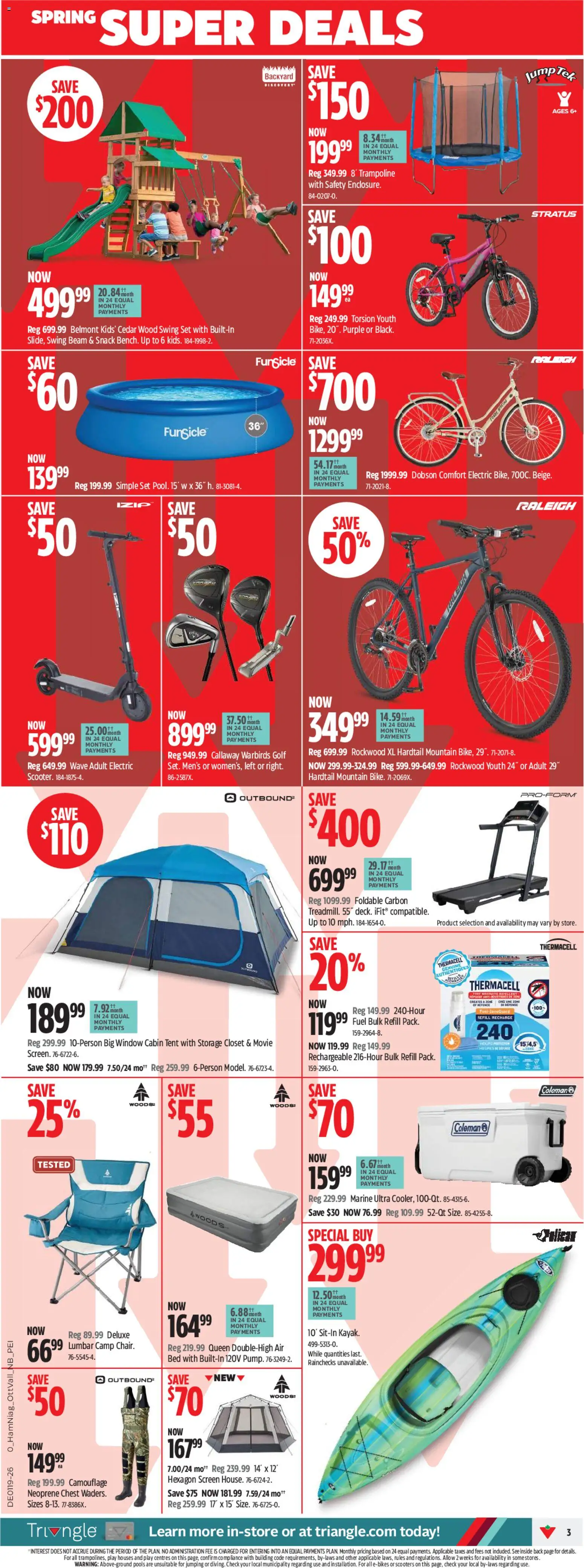 Canadian Tire flyer valid from 07.05.2026 | Page: 3 | Products: Bed