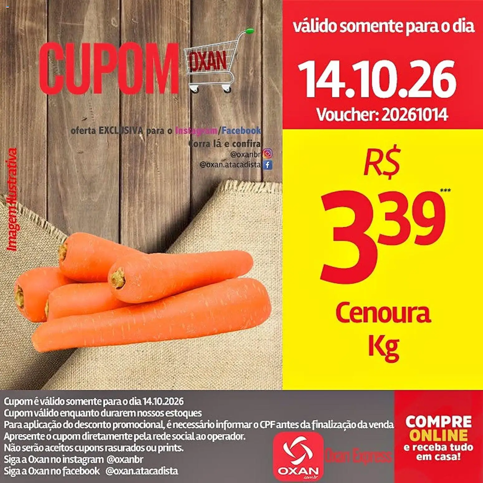 Oxan Atacadista Folheto - válido de 14/10/2026 | Página: 1