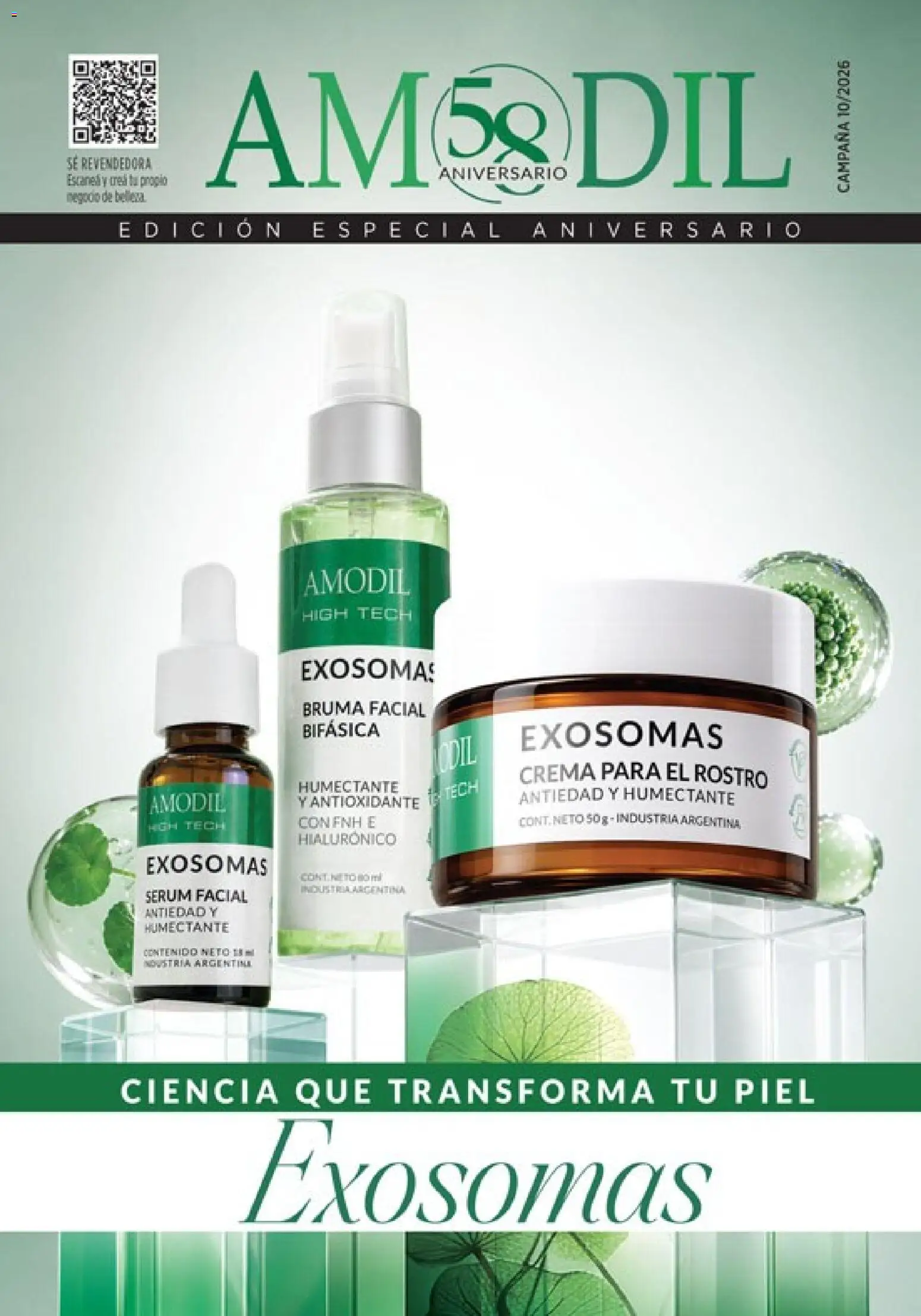 Amodil - Campaña 10 │ válido desde el 01.06.2026 | Página: 1 | Productos: Campana, Serum, Bruma, Crema