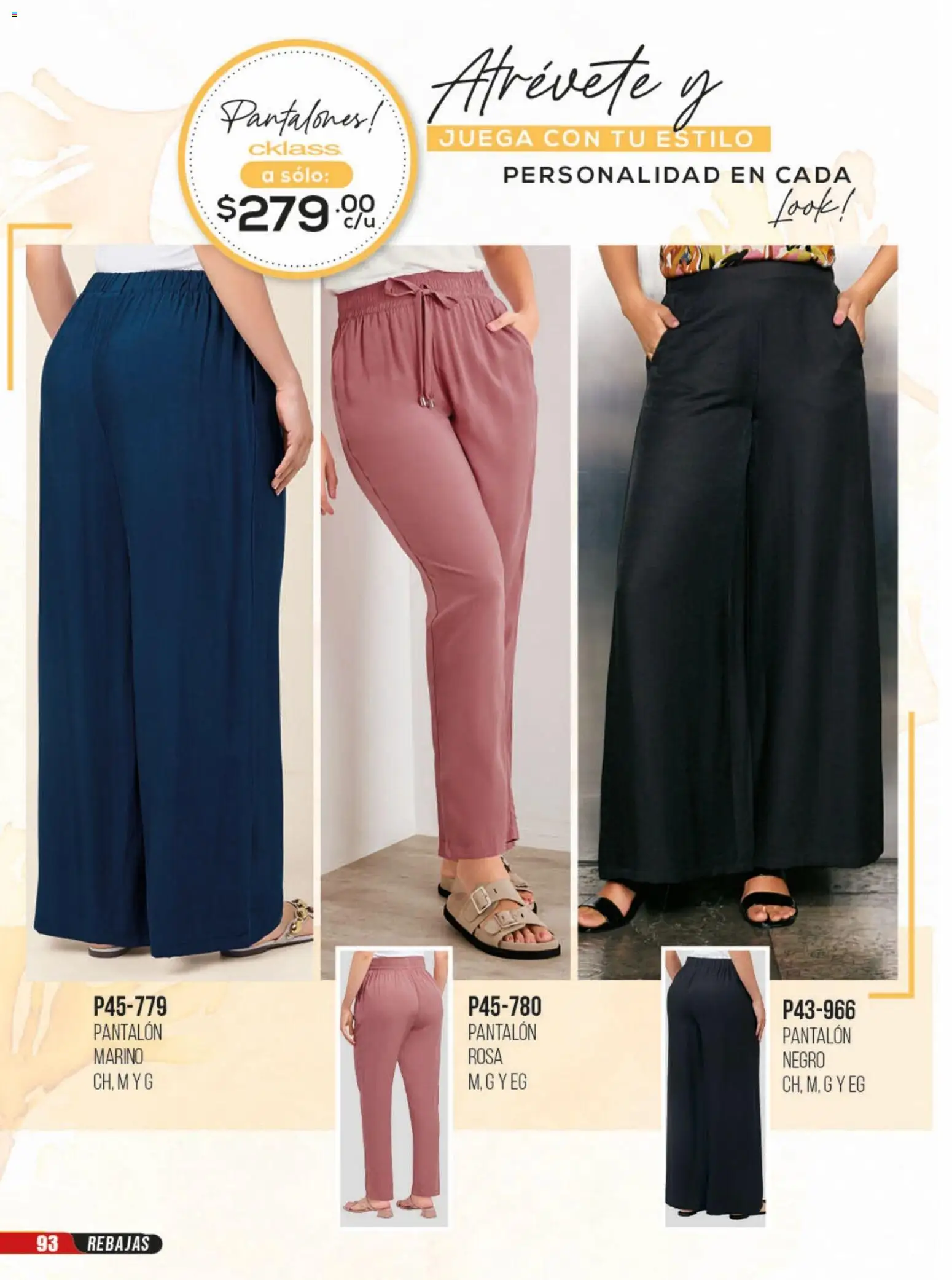 Nuevas ofertas de Cklass válidas en toda la República Mexicana desde el 23/06/2026. ¡Encuentra las mejores ofertas en Cklass catálogo Rebajas sobre rebajas calzado! | Página: 483 | Productos: Pantalones