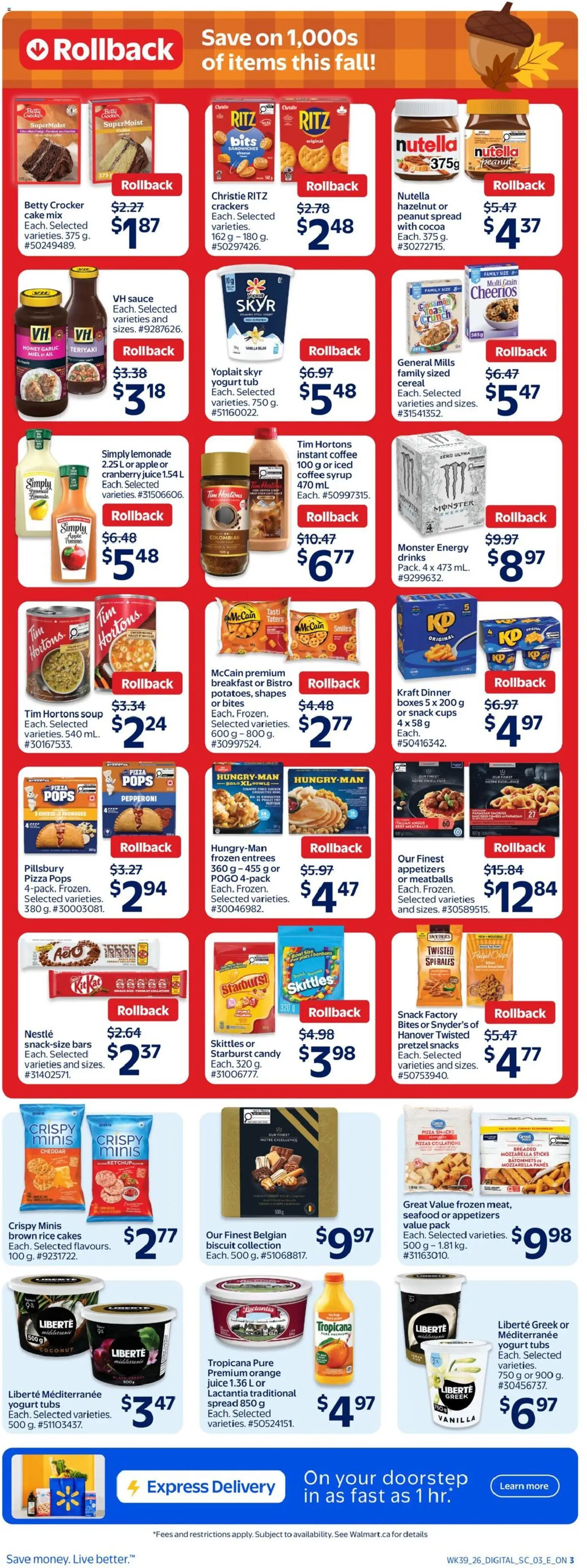 Walmart flyer valid from Oct 22, 2026 | Page: 6