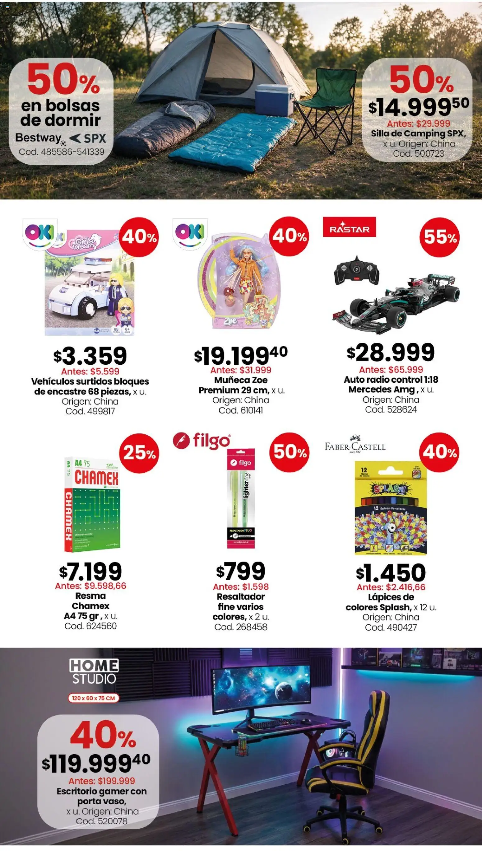 Coto - Ofertas Bazar, deco, aire libre y mascotas │ válido desde el 24/08/2026 | Página: 3 | Productos: Radio, Escritorio, Silla de camping, Silla