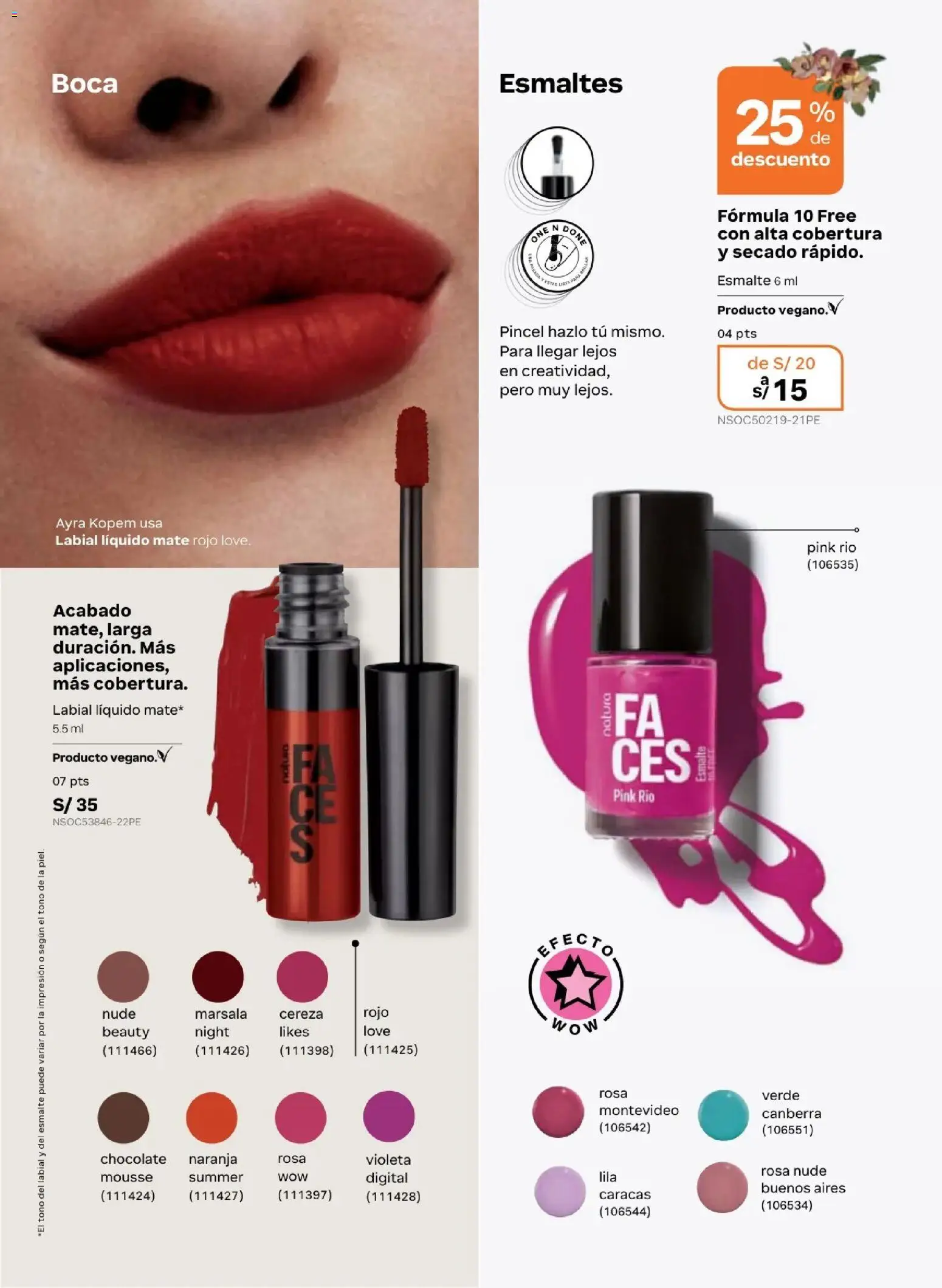 Catálogo Natura válido desde 10.03.2026 | Página: 97 | Productos: Pincel, Chocolate