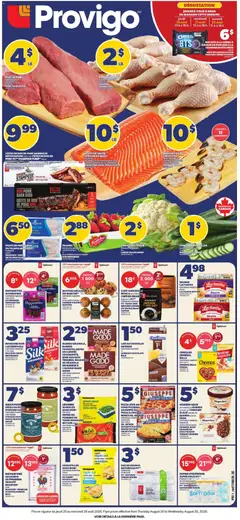 Preview of Provigo weekly flyer / circulaire from shop Provigo valid from Aug 20, 2026