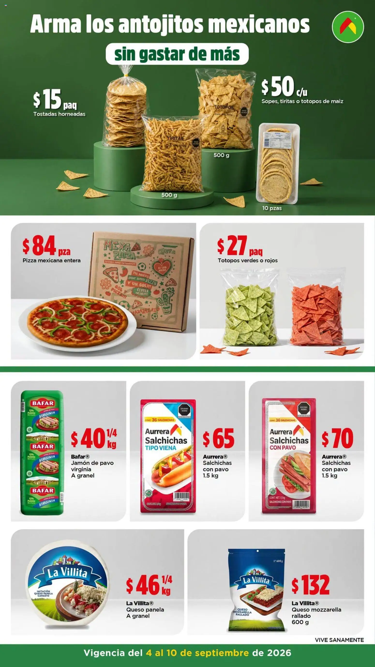 Nuevas ofertas de Bodega Aurrerá válidas en toda la República Mexicana desde el 04/09/2026. ¡Encuentra las mejores ofertas en Bodega Aurrerá folleto Precio más bajo siempre! | Página: 4