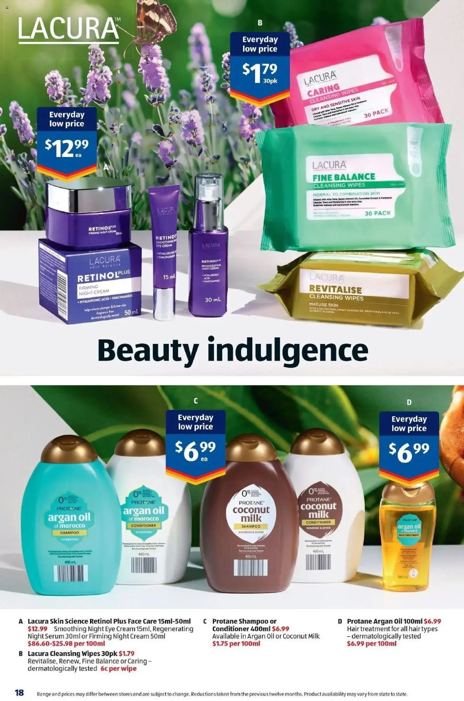 Aldi catalogue - valid from 17.06.2026 | Page: 18 | Products: Fragrance, Milk, Argan oil, Sensitive skin