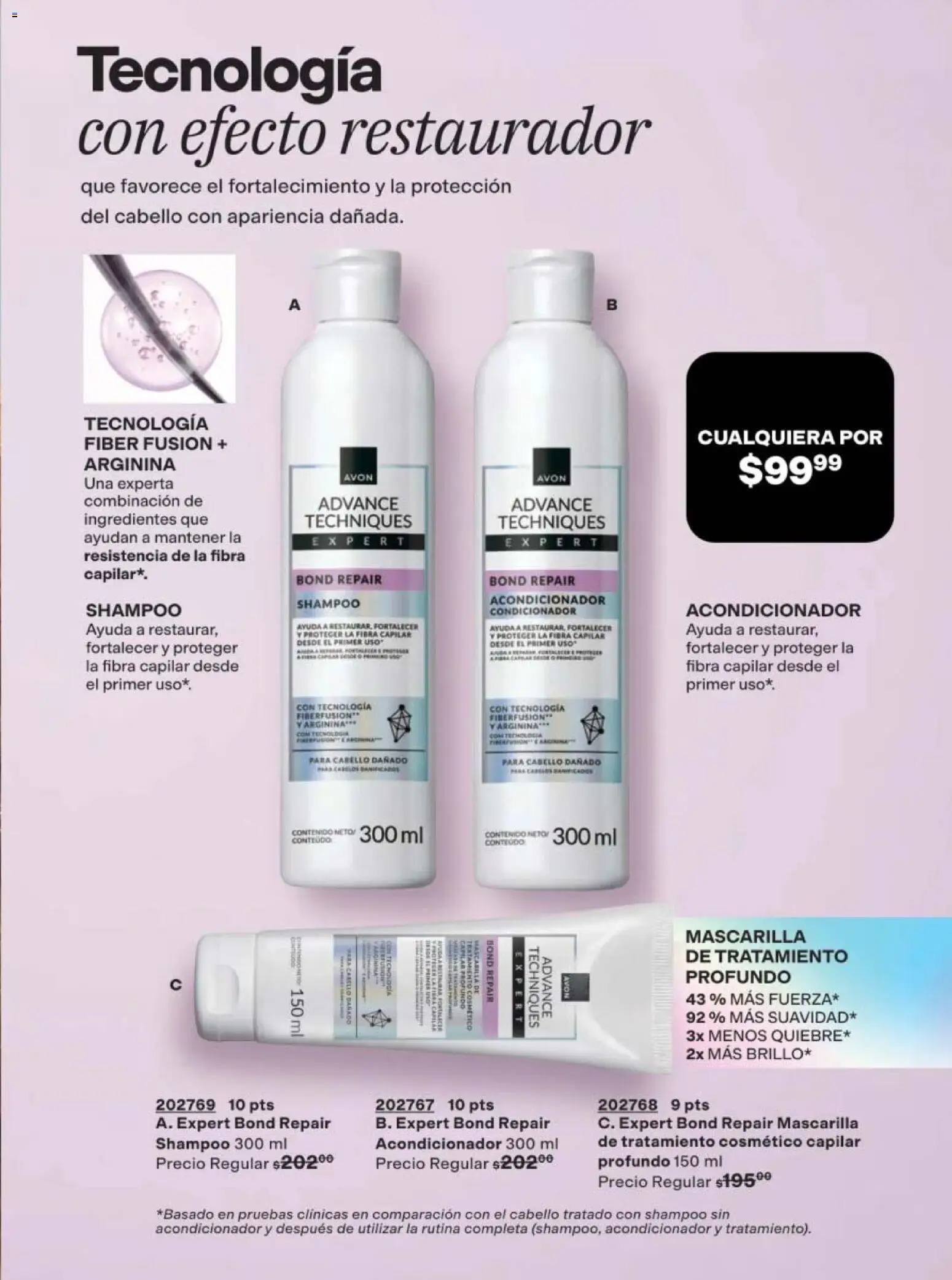 Nuevas ofertas de AVON válidas en toda la República Mexicana desde el 02.04.2026. ¡Encuentra las mejores ofertas en AVON campaña 6 2026! | Página: 171 | Productos: Mascarilla, Acondicionador