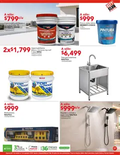Vista previa de City Club catálogo, nuevo folleto de la tienda, válido en México a partir del 01/10/2026 | Página: 27 | Productos: Impermeabilizante, Top, Pintura, Regadera