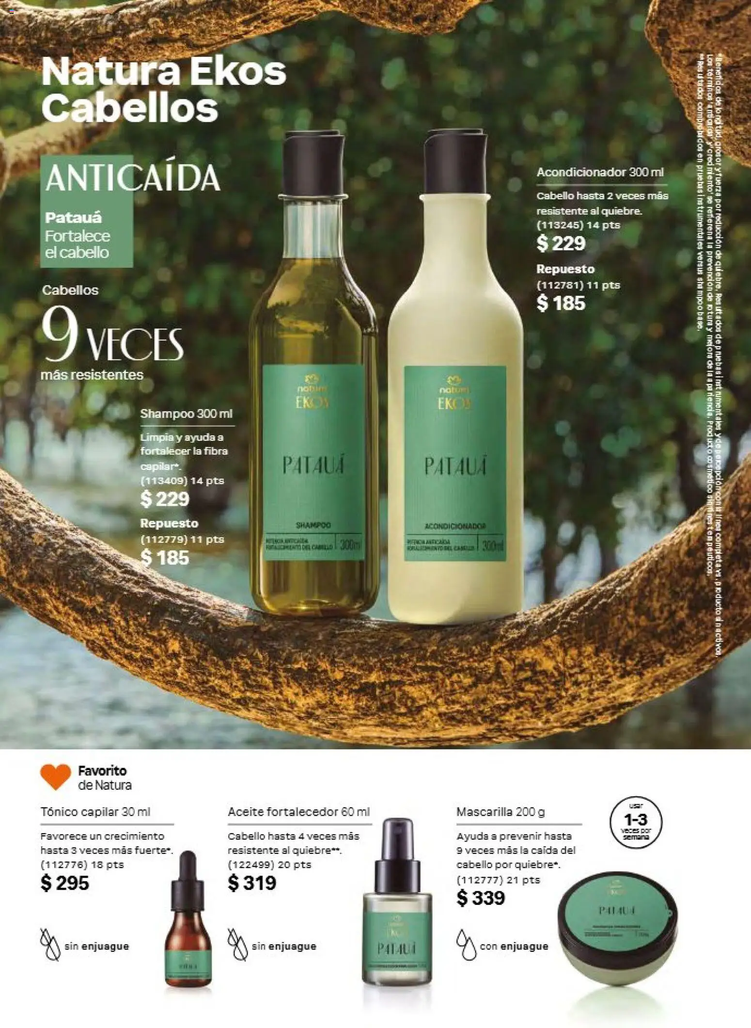 Nuevas ofertas de Natura válidas en toda la República Mexicana desde el 21/08/2026. ¡Encuentra las mejores ofertas en Natura campaña 13 2026! | Página: 131 | Productos: Aceite, Shampoo, Mascarilla, Acondicionador