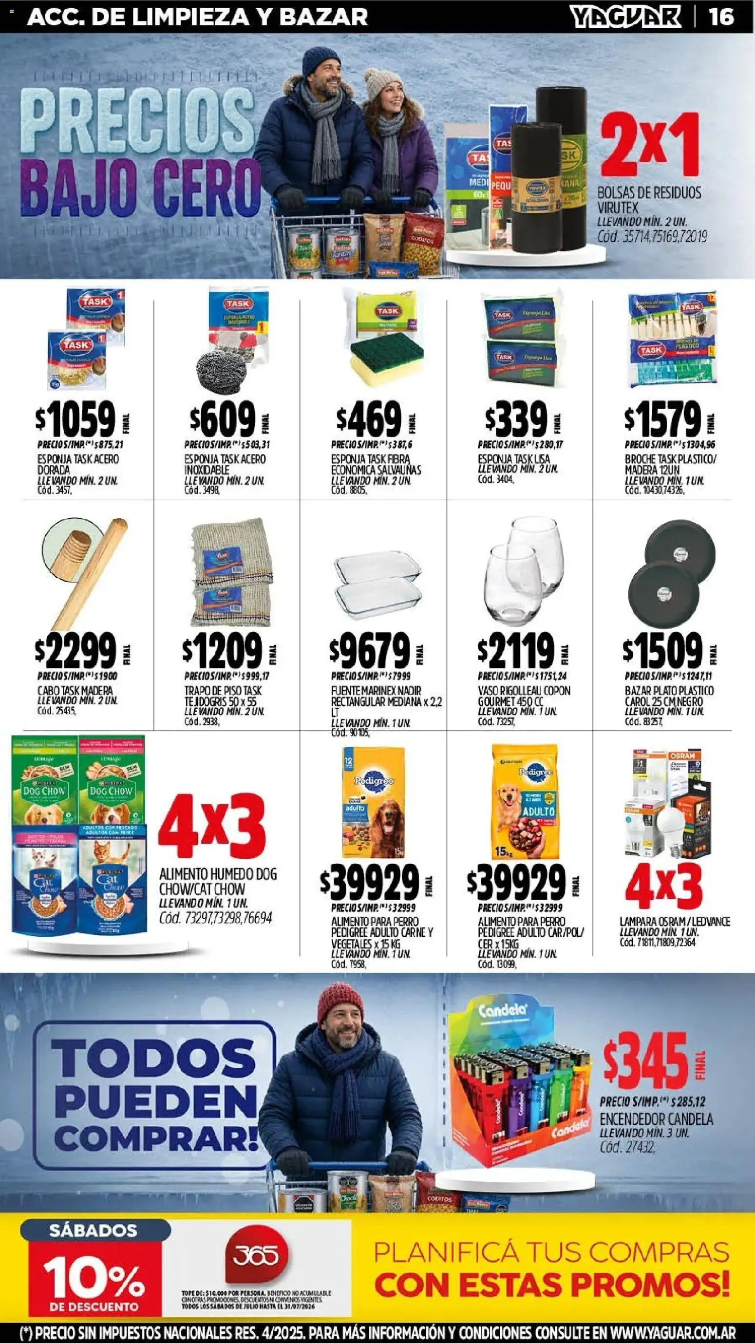 Yaguar catálogo │ válido desde el 20/07/2026 | Página: 16 | Productos: Lámpara, Fuente, Esponja, Té