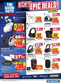 Preview of The Good Guys EOFY - valid from 18.06.2026 | Page: 16 | Products: Belt, Headphones, Speaker, Portable