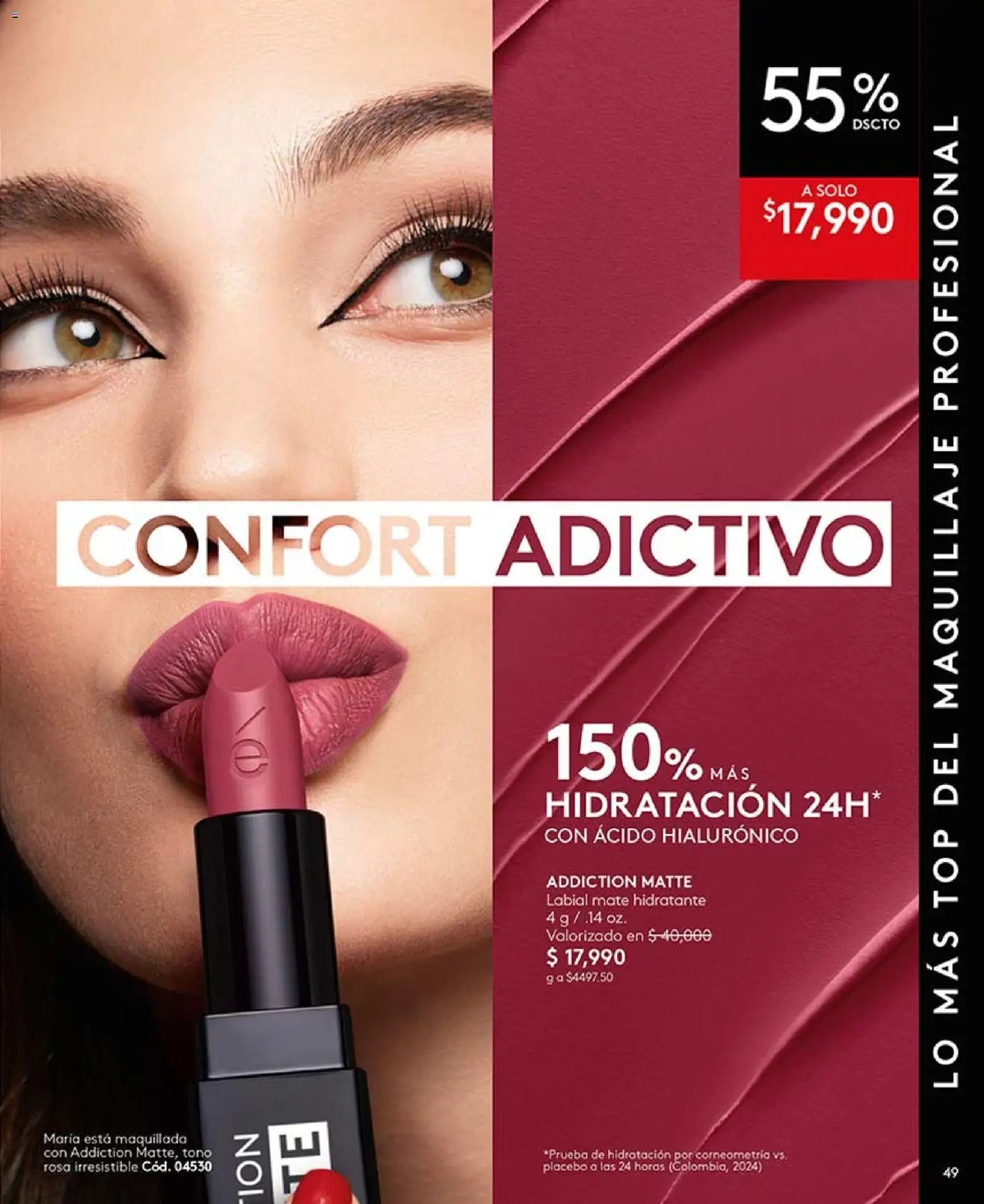 Ésika revista - valida desde el 13.03.2026 | Página: 49 | Productos: Top, Maquillaje