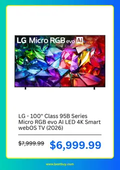 Preview of Best Buy weekly ads valid from 10/01/2026 | Page: 3 | Products: Tv