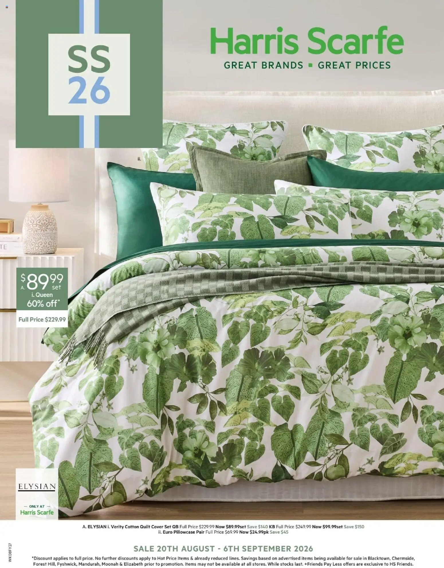 Harris Scarfe catalogue - valid from 20/08/2026 | Page: 1
