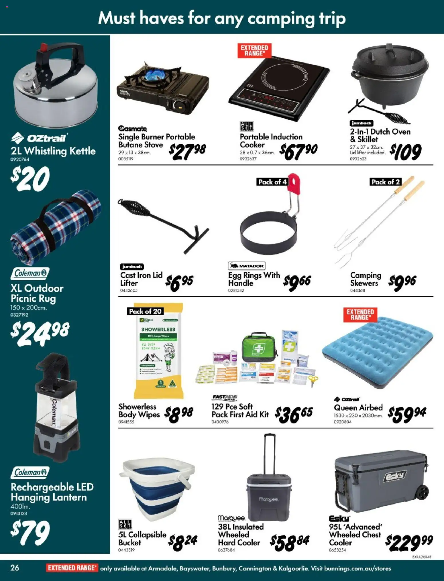 Bunnings Warehouse catalogue - valid from 11.03.2026 | Page: 26 | Products: Bucket, Portable, Oven, Iron