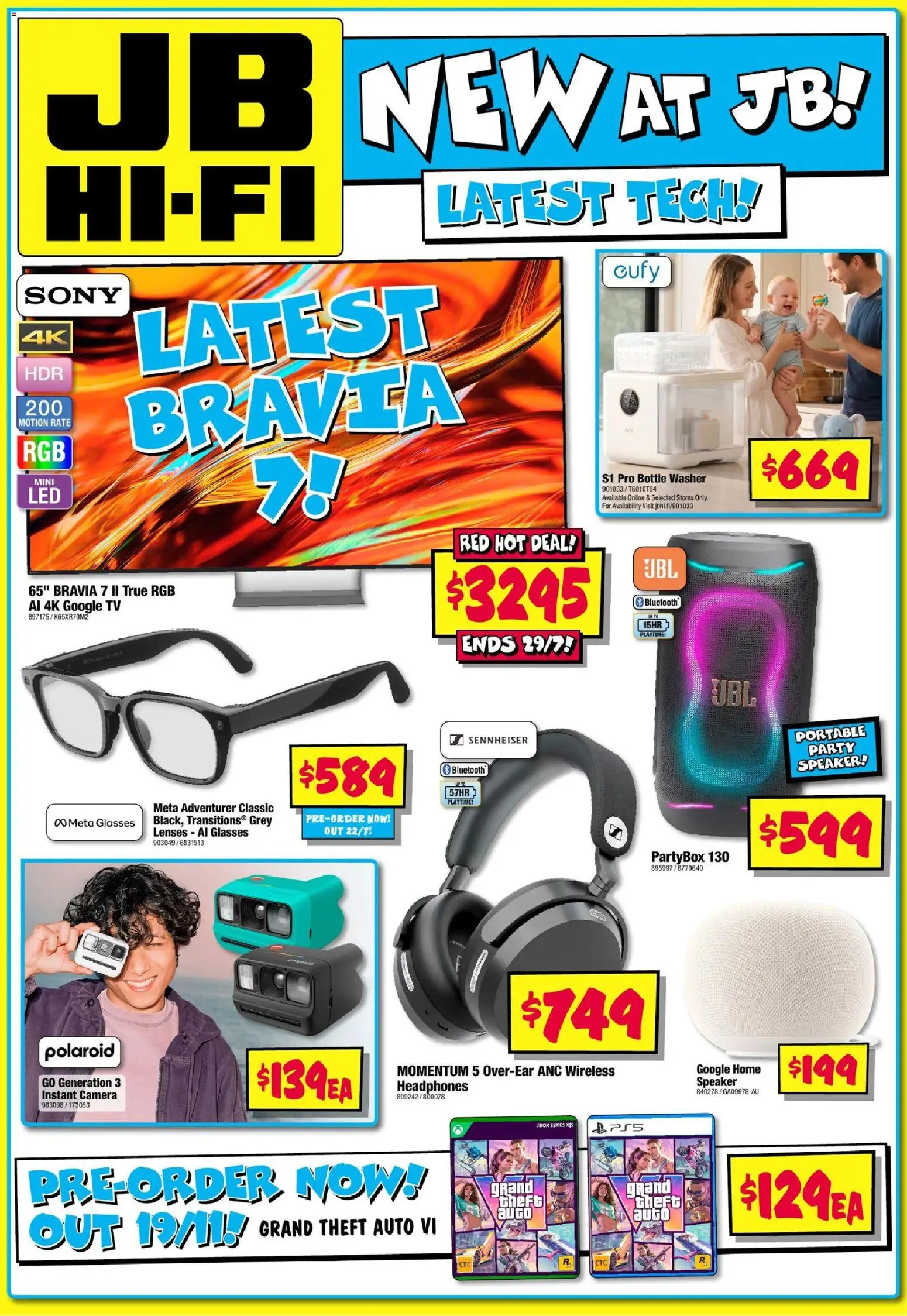JB Hi-Fi catalogue - valid from 16/07/2026 | Page: 44 | Products: Glasses, Headphones, Speaker, Portable