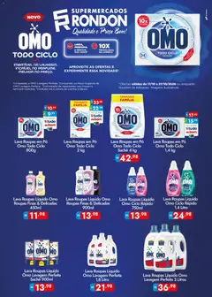 Supermercados Rondon ofertas Omo - Pré-Visualização do folheto da loja Supermercados Rondon, válido de 17/10/2026