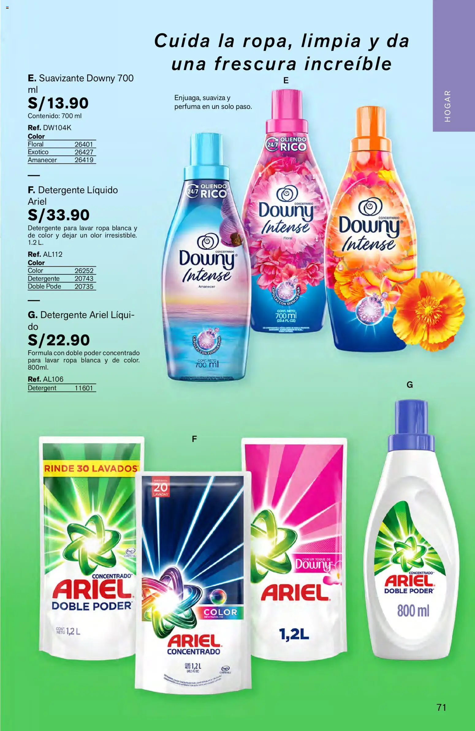Catálogo Leonisa válido desde 27.04.2026 | Página: 71 | Productos: Detergente, Ropa