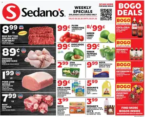 Preview of Sedano's weekly ads valid from 08/26/2026