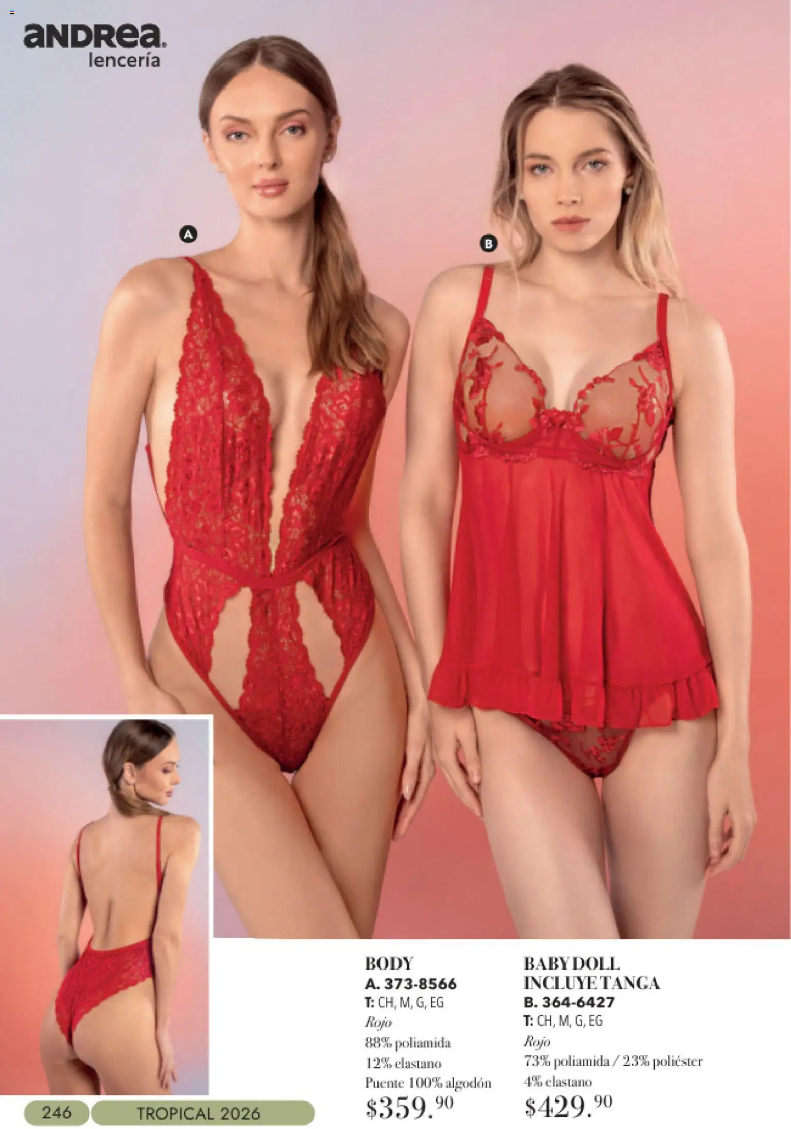 Nuevas ofertas de Andrea válidas en toda la República Mexicana desde el 23/08/2026. ¡Encuentra las mejores ofertas en Andrea catálogo Tropical! | Página: 246