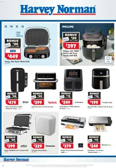 Preview of Harvey Norman Bonus Gift Card Catalogue - valid from 18.05.2026 | Page: 16 | Products: Bread, Accessories, Grill