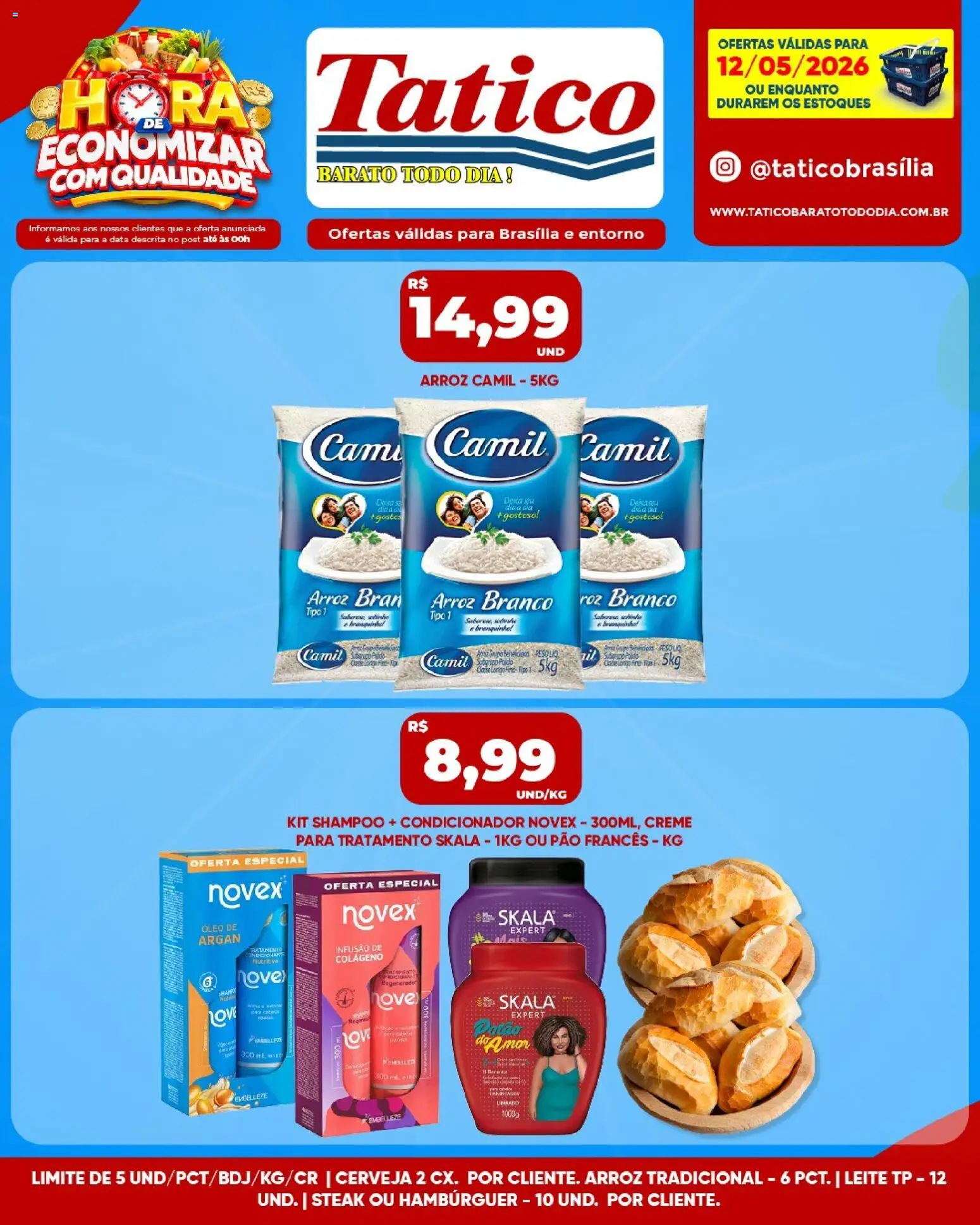 Tatico Folheto - válido de 12.05.2026 | Página: 10 | Produtos: Leite, Pão, Creme, Pão francês