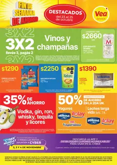 Vista previa Vea - Fin de semana Cuyo válido desde el 23/10/2026