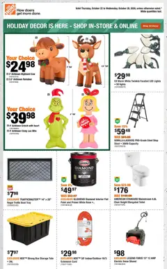 Preview of Home Depot weekly flyer / circulaire from shop Home Depot valid from Oct 22, 2026