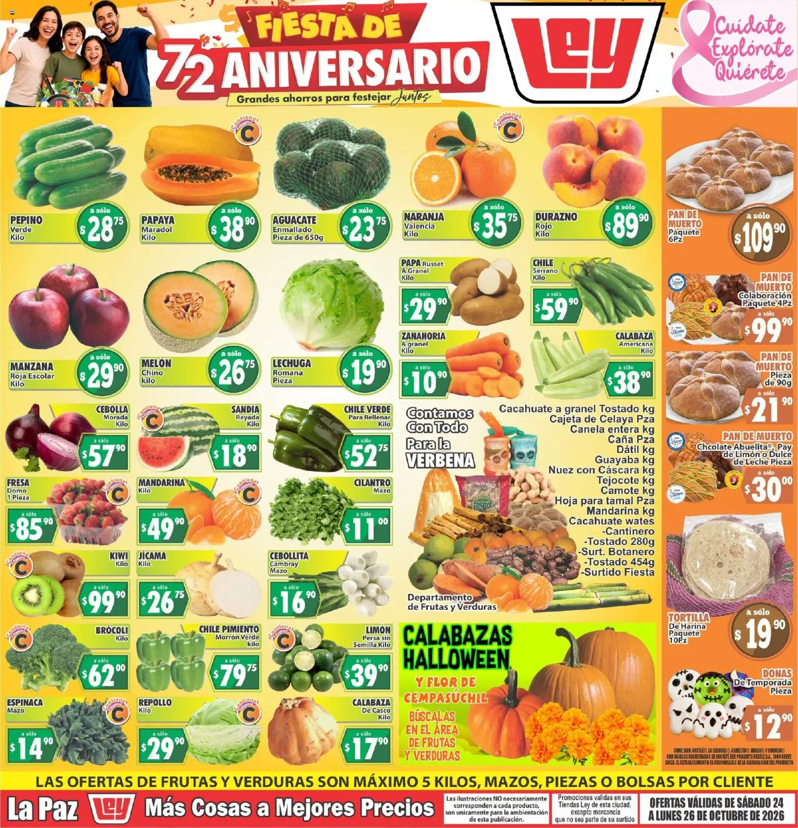 Nuevas ofertas de Casa Ley válidas en toda la República Mexicana desde el 24/10/2026. ¡Encuentra las mejores ofertas en Casa Ley folleto Autoservicio! | Página: 1