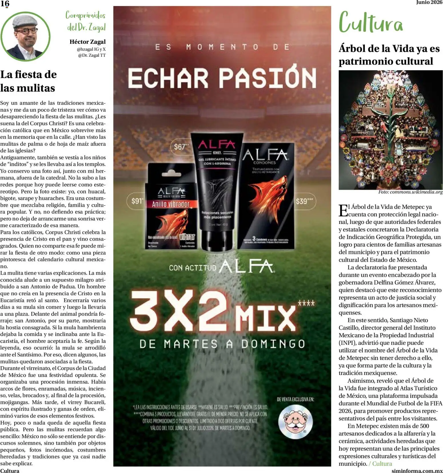 Nuevas ofertas de Farmacias Similares válidas en toda la República Mexicana desde el 01.06.2026. ¡Encuentra las mejores ofertas en Farmacias Similares catálogo! | Página: 16