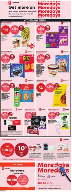 Preview of Zehrs weekly flyer / circulaire from shop Zehrs valid from Jun 25, 2026 | Page: 7 | Products: Cereals, Chips, Cream, Chicken