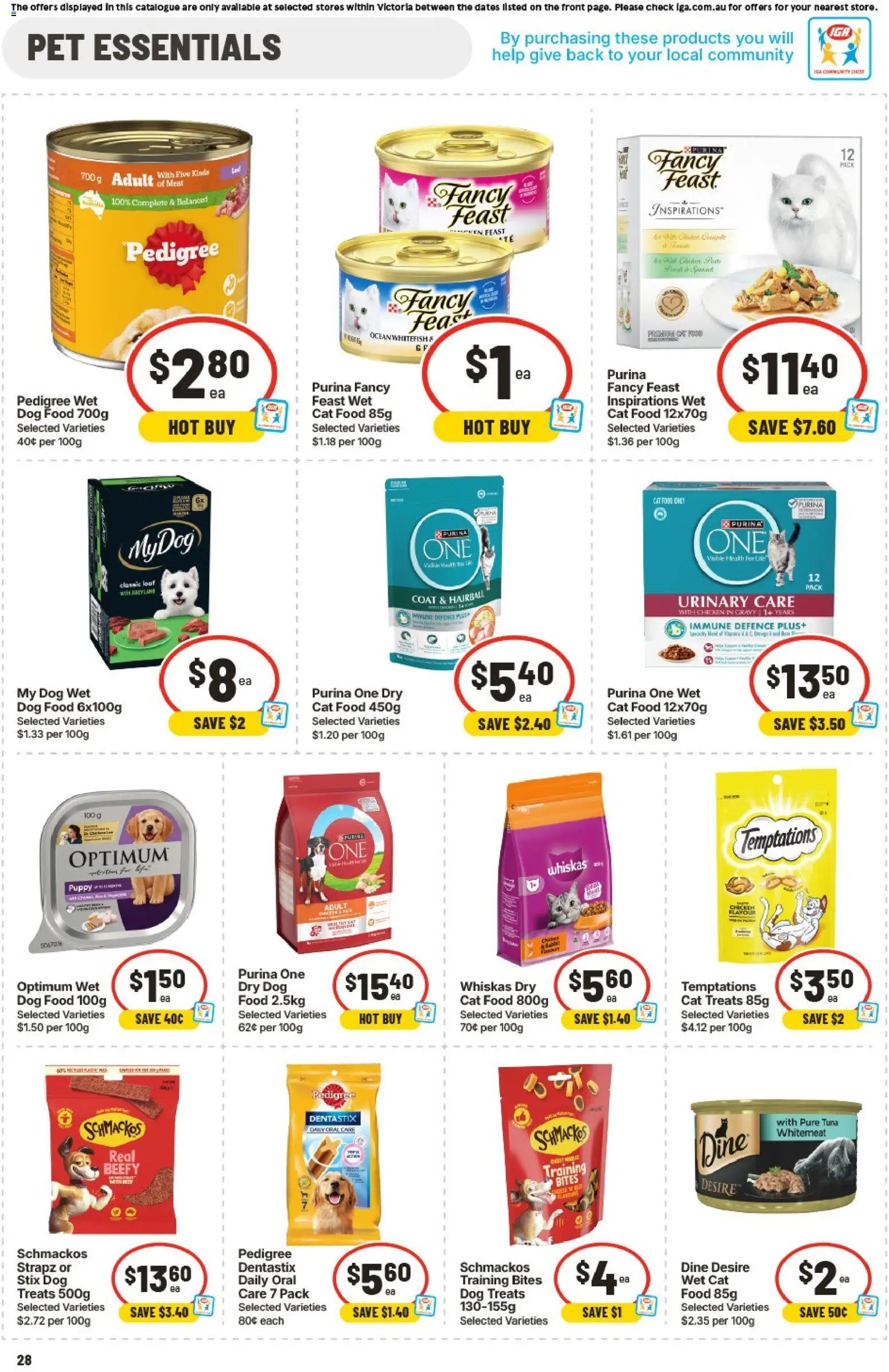 IGA catalogue - valid from 05/08/2026 | Page: 29 | Products: Chicken, Dog food, Coat, Tuna