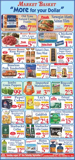 Preview of Market Basket weekly ads valid from 08/30/2026