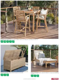 Preview of Stratco Outdoor Furniture Lookbook - valid from 04.12.2025 | Page: 3 | Products: Chair, Cushion, Box, Outdoor furniture