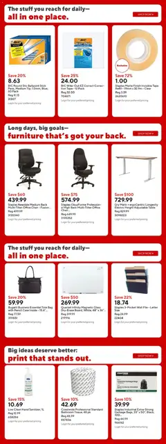 Preview of Staples weekly flyer / circulaire from shop Staples valid from Jun 19, 2026 | Page: 18