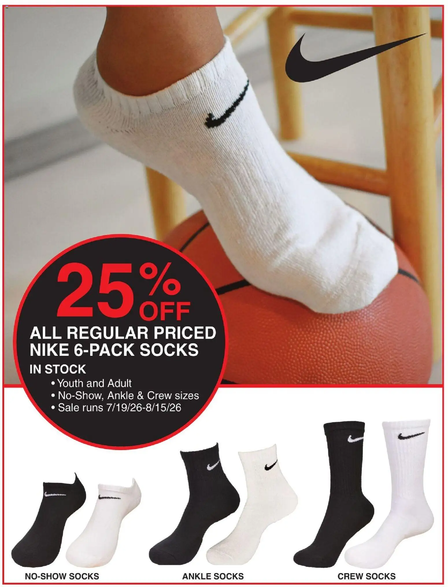 Dunham's Sports Weekly Ad - valid from 08/01/2026 | Page: 2 | Products: Socks