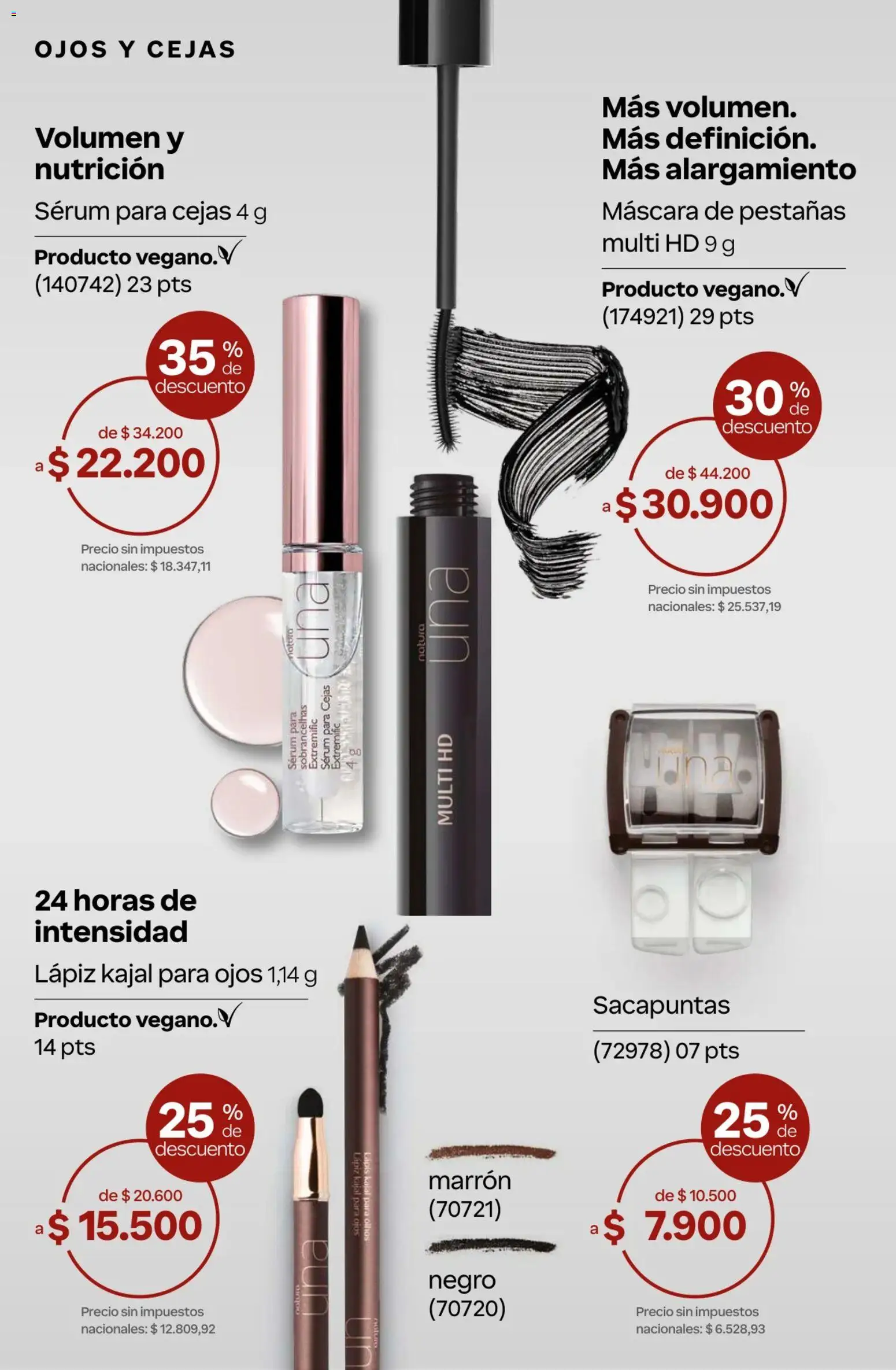 Catálogo Natura Ciclo 7 │ válido desde el 06.05.2026 | Página: 111 | Productos: Sacapuntas, Serum, Máscara, Mascara de pestañas