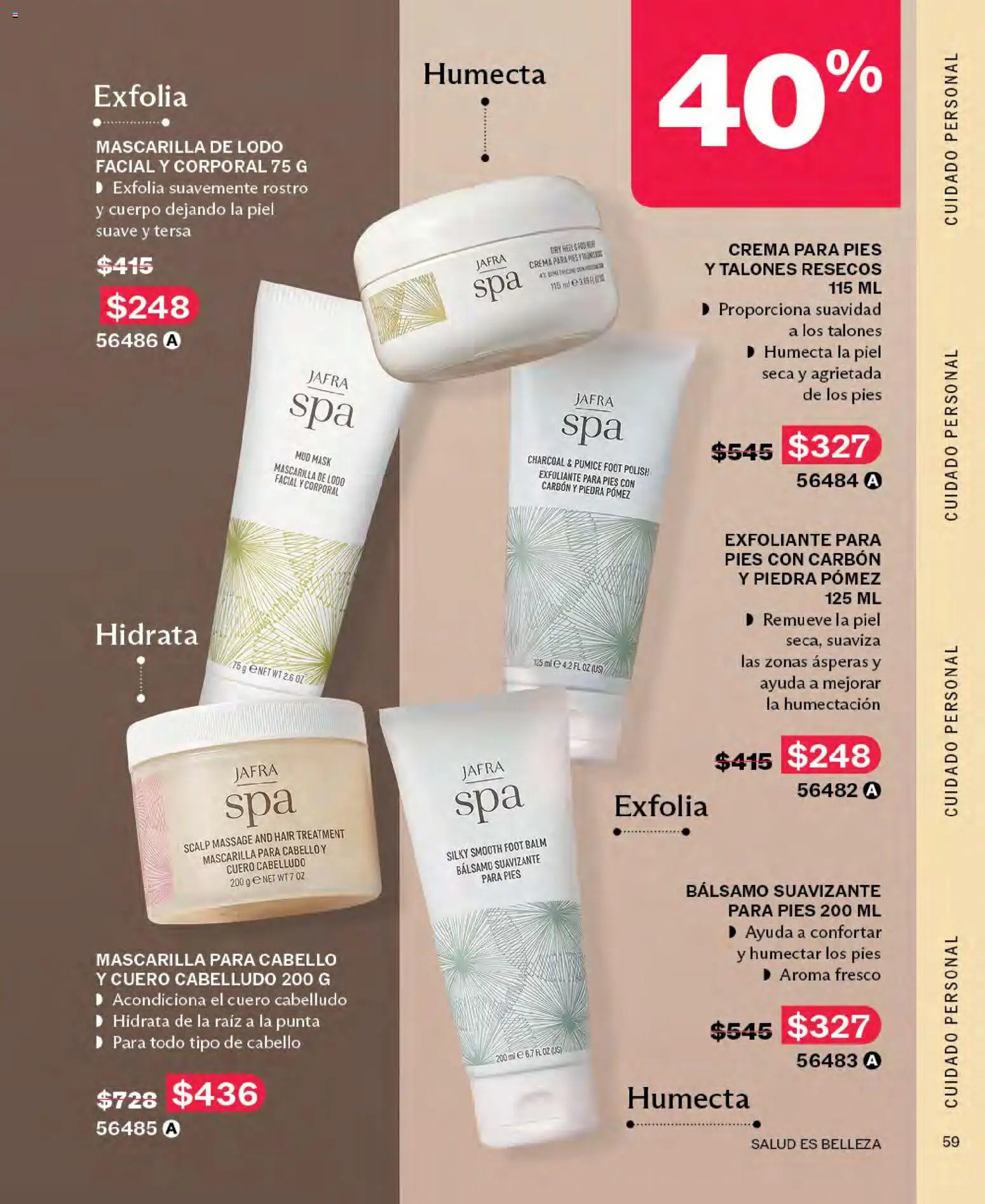 Nuevas ofertas de JAFRA válidas en toda la República Mexicana desde el 01/10/2026. ¡Encuentra las mejores ofertas en JAFRA catálogo! | Página: 59