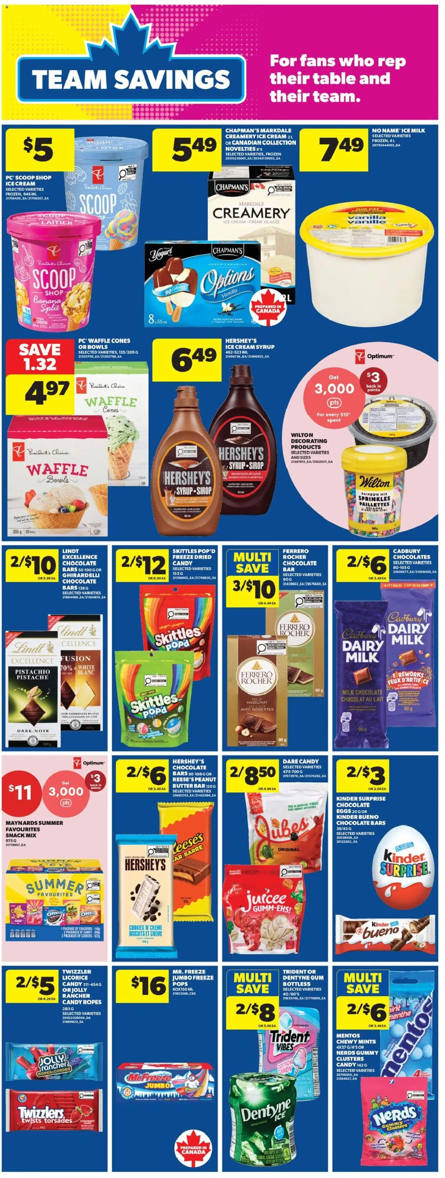Real Canadian Superstore flyer valid from Jul 16, 2026 | Page: 20 | Products: Table, Syrup, Yogurt, Eggs