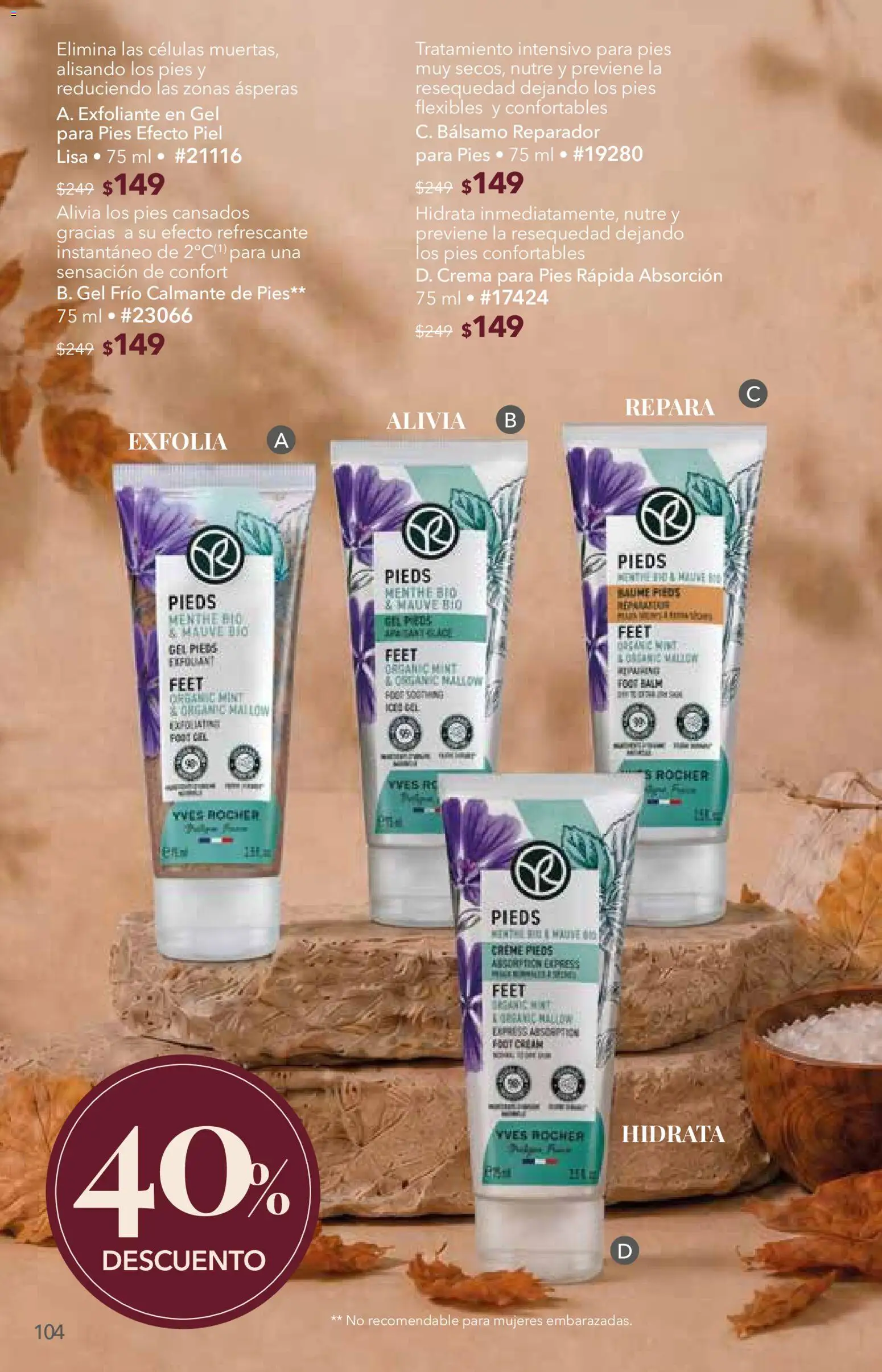 Nuevas ofertas de Yves Rocher válidas en toda la República Mexicana desde el 06/10/2026. ¡Encuentra las mejores ofertas en Yves Rocher campaña 14 2026! | Página: 106 | Productos: Crema, Exfoliante, Bálsamo