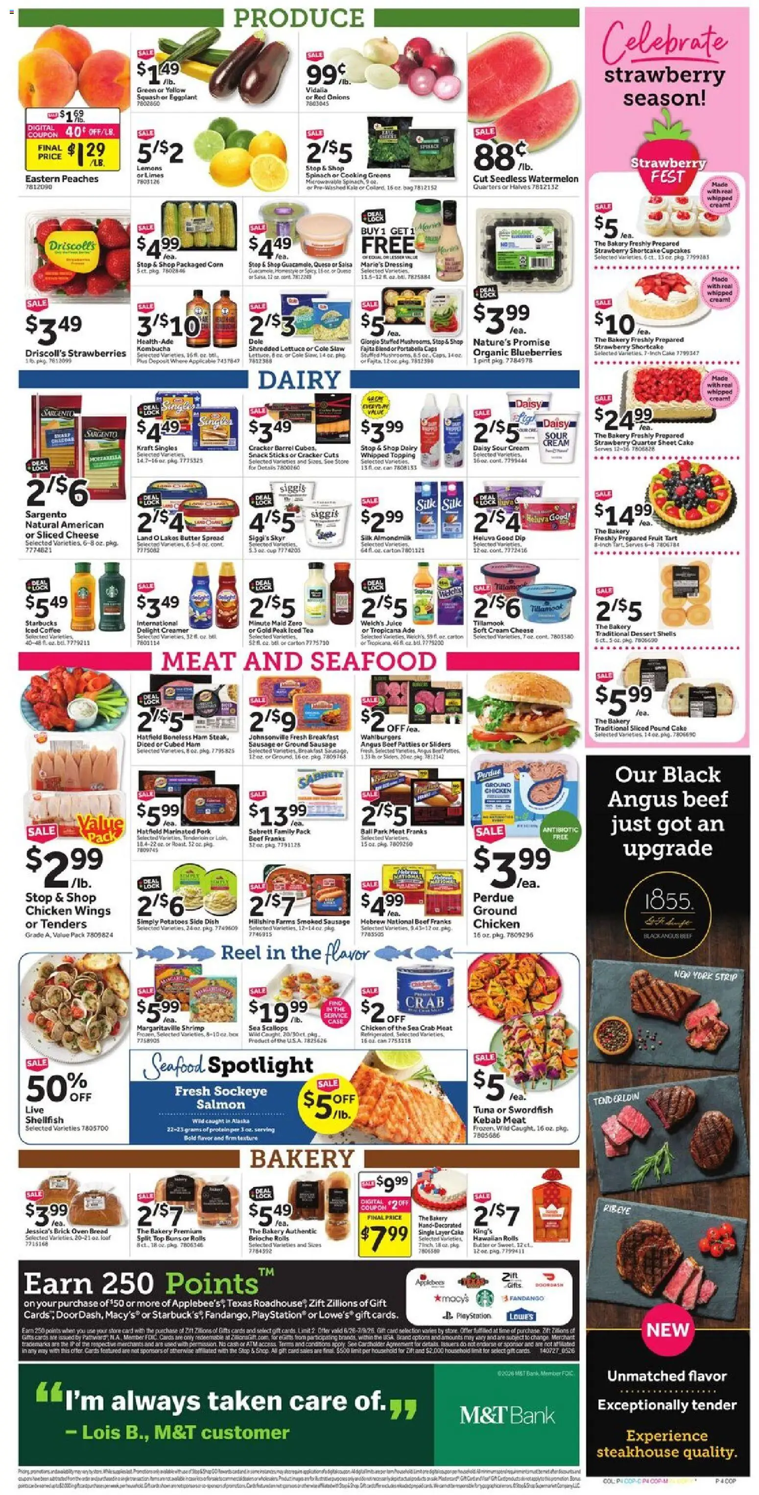 Stop & Shop Weekly Circular - NY - valid from 07/03/2026 | Page: 9 | Products: Lettuce, Squash, Butter, Cream