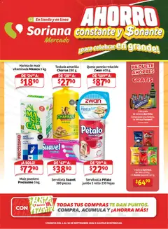 Vista previa de Soriana Ahorro constante y sonante Mercado Nacional, nuevo folleto de la tienda, válido en México a partir del 04/09/2026