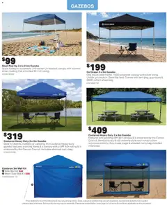 Preview of Mitre 10 The Outdoor Edit - valid from 16/09/2026 | Page: 17 | Products: Gazebo, Accessories, Umbrella, Bag