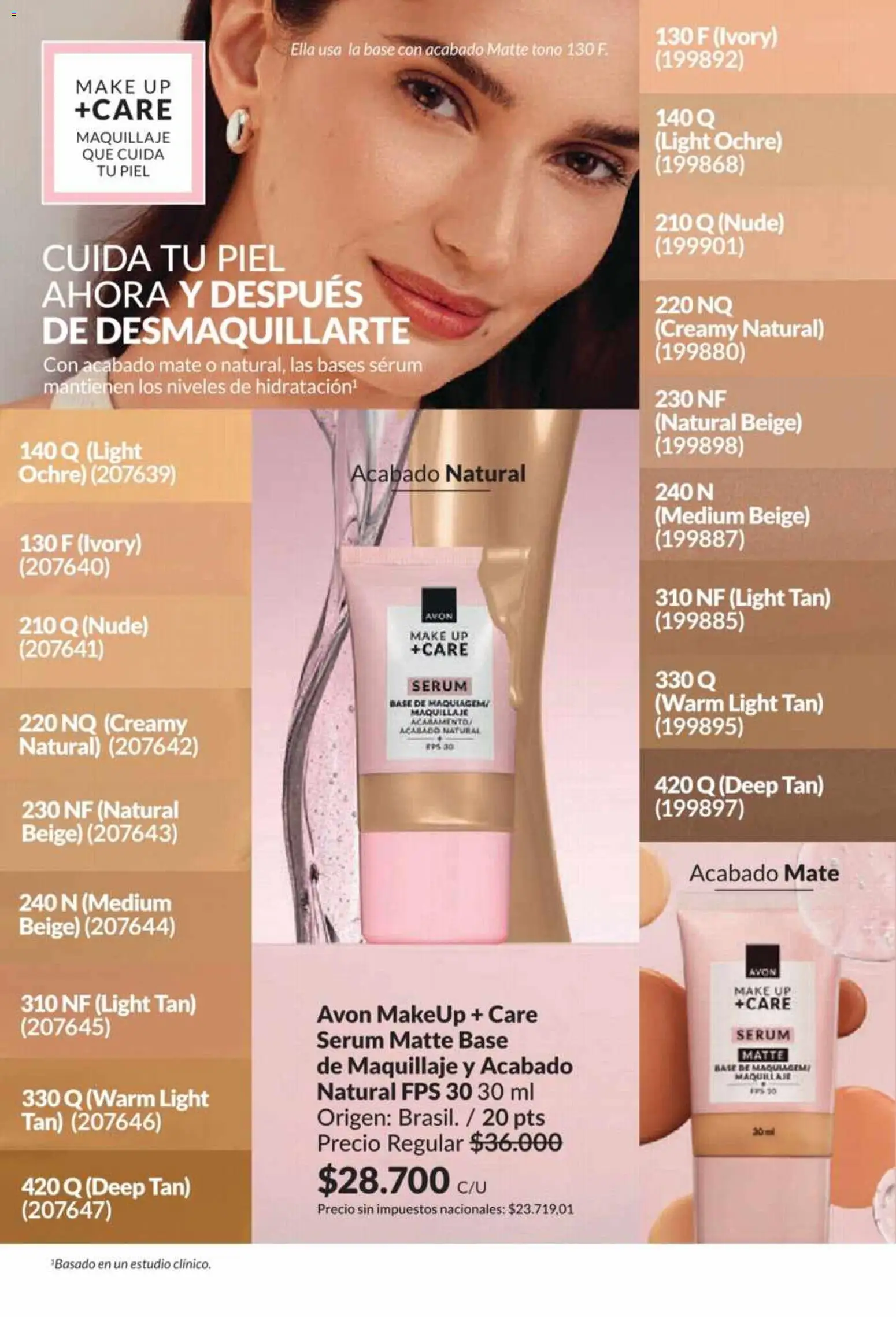 Catálogo AVON Campaña 5/2026 │ válido desde el 01.05.2026 | Página: 39 | Productos: Mate, Maquillaje, Serum