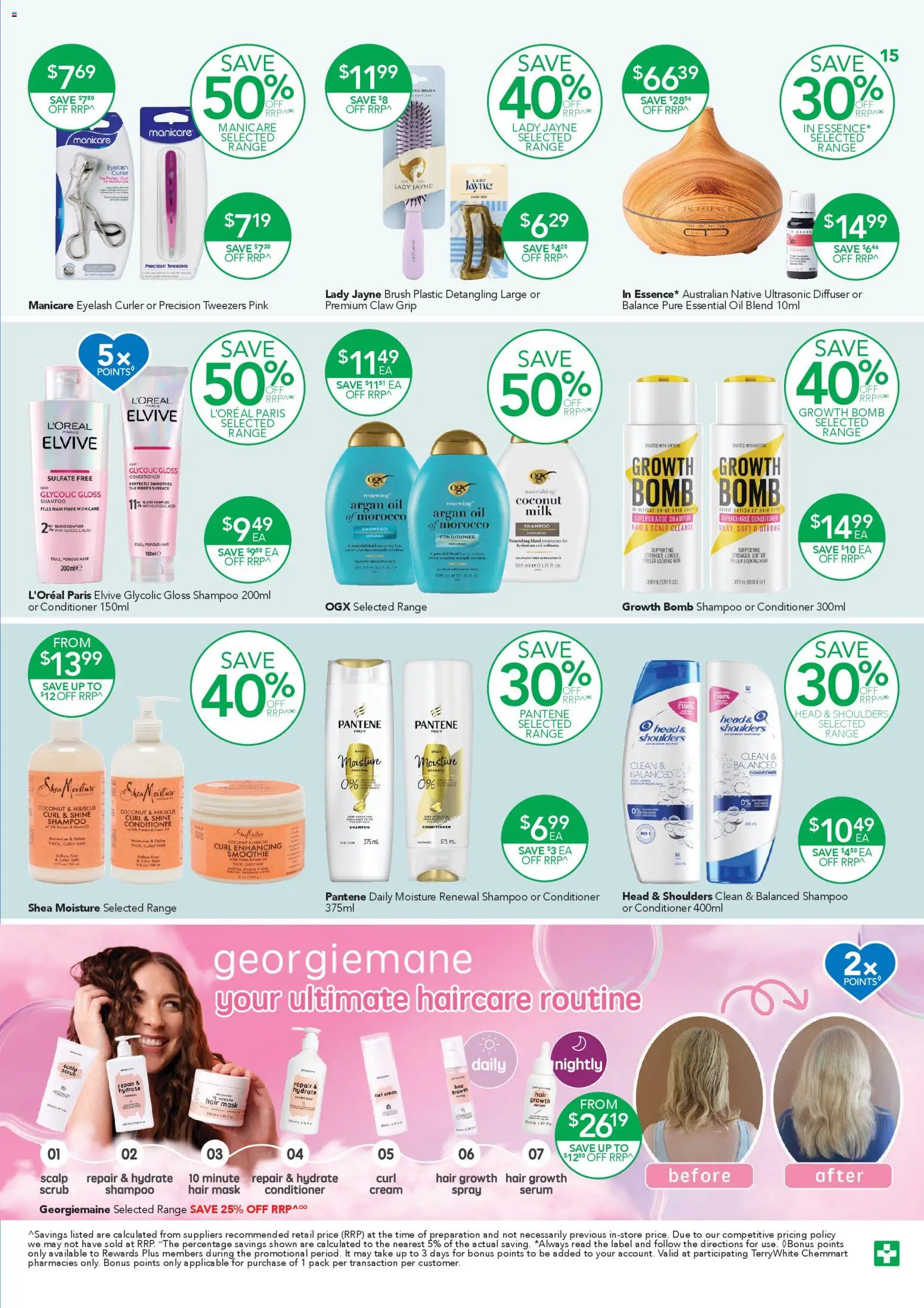 Terry White catalogue - valid from 05.03.2026 | Page: 15 | Products: Shampoo, Mask, Argan oil, Tweezers