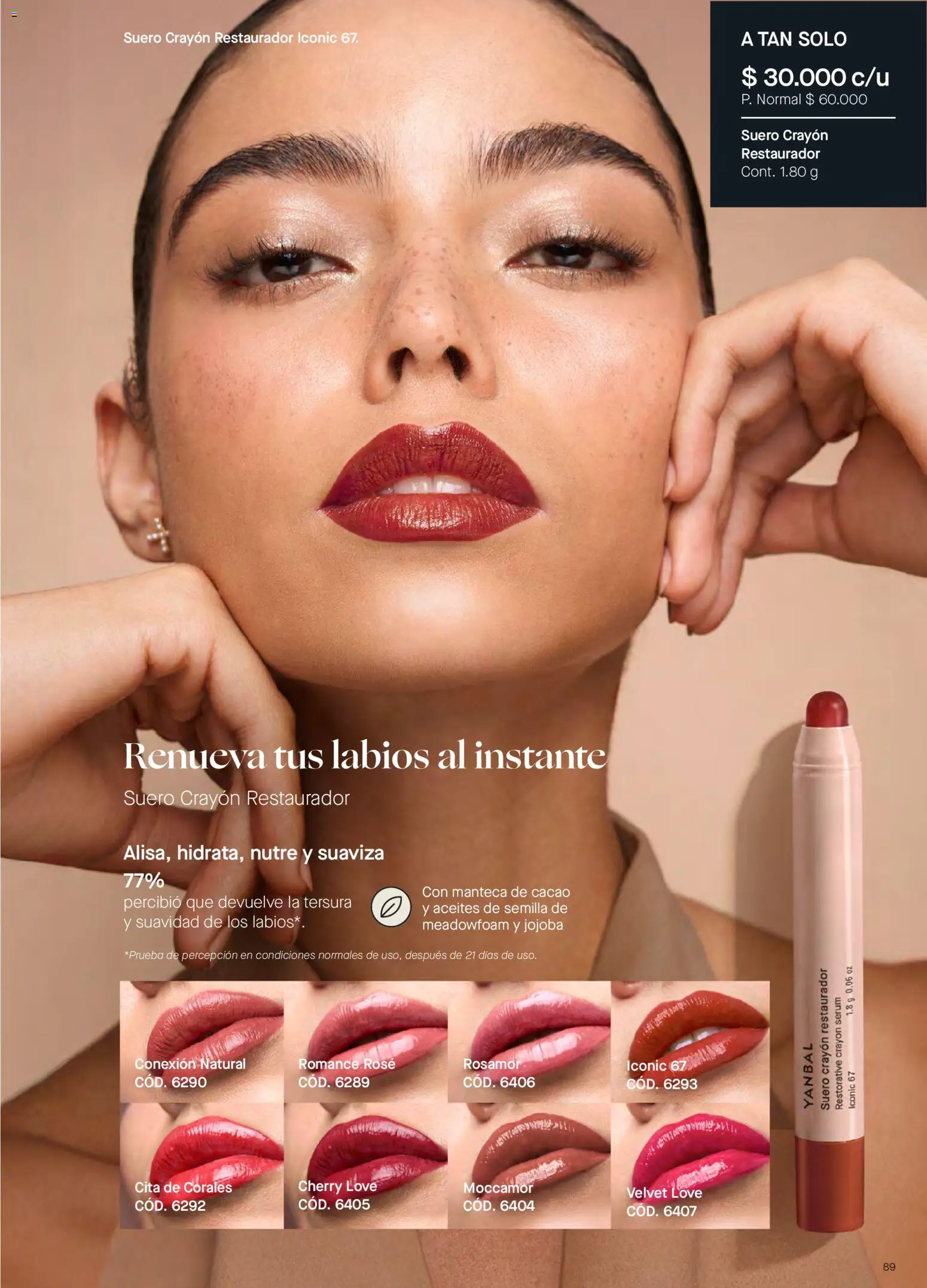 Yanbal revista - valida desde el 10/10/2026 | Página: 89 | Productos: Manteca de cacao, Serum, Manteca, Cacao
