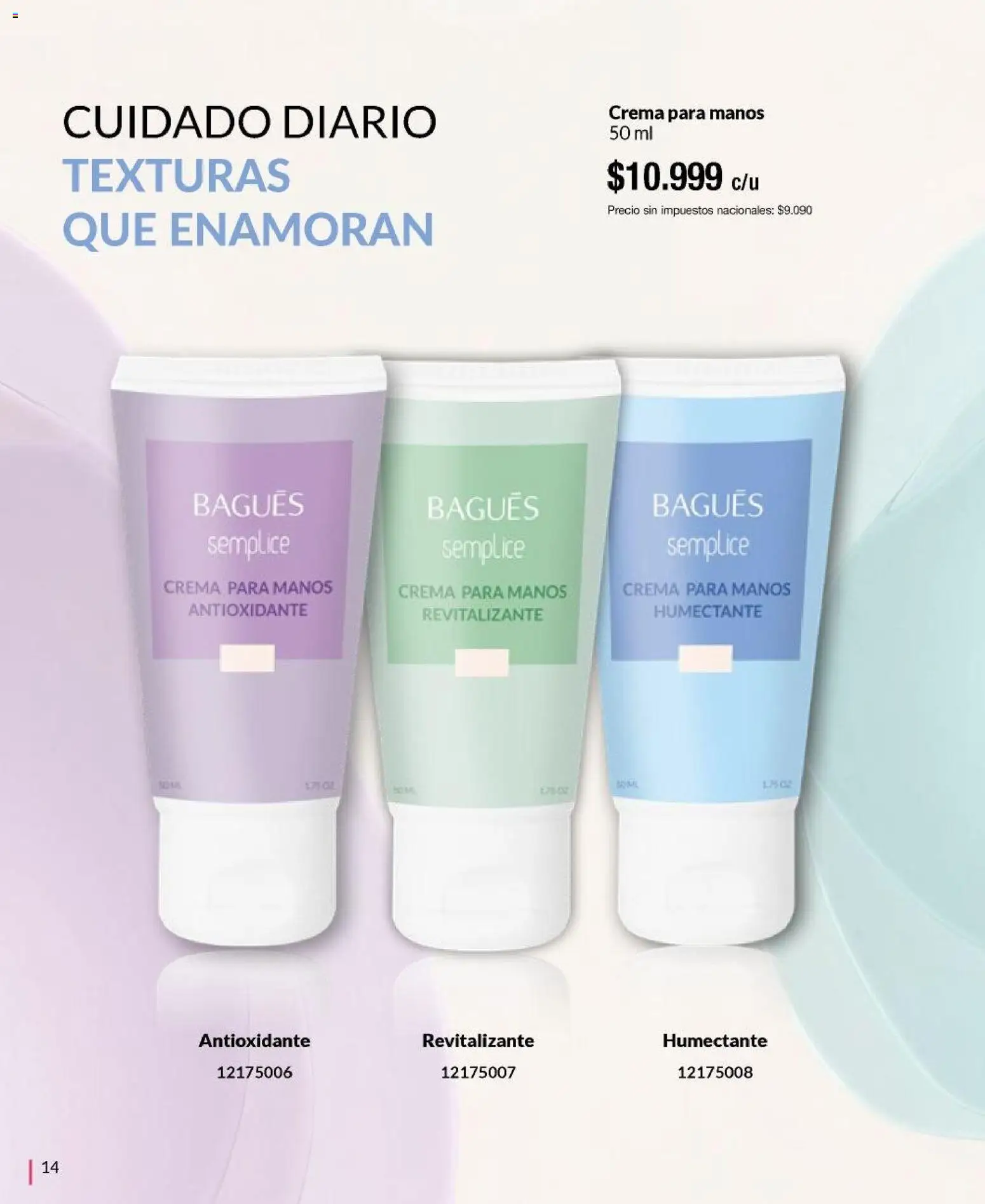 Bagués catálogo │ válido desde el 21/09/2026 | Página: 14 | Productos: Crema para manos, Crema
