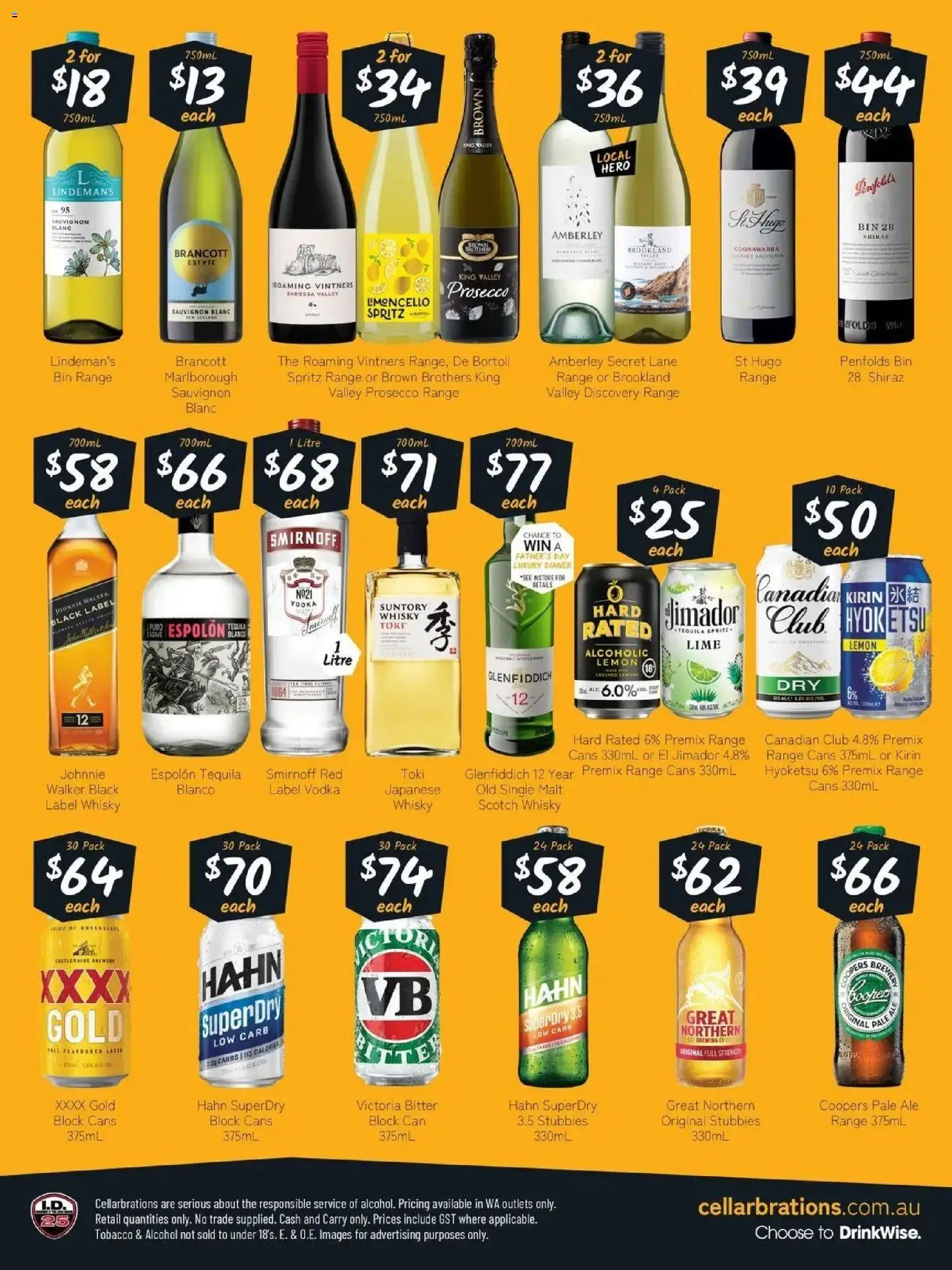 Cellarbrations catalogue - valid from 24/08/2026 | Page: 2 | Products: Alcohol, Prosecco, Scotch, Lime