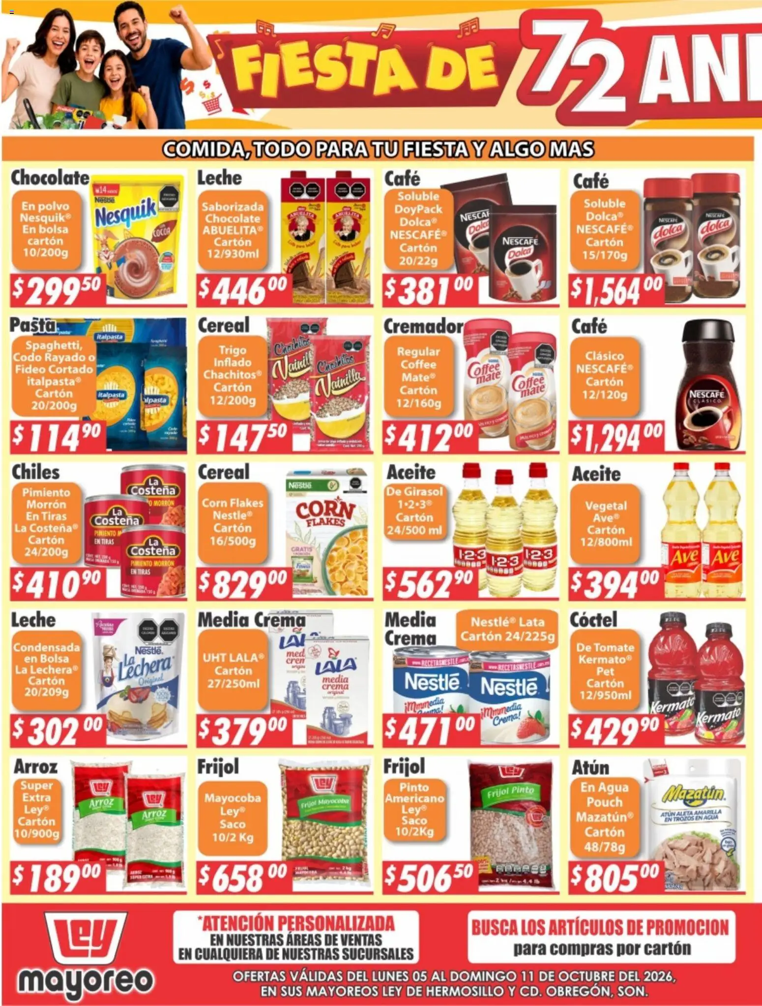 Nuevas ofertas de Casa Ley válidas en toda la República Mexicana desde el 05/10/2026. ¡Encuentra las mejores ofertas en Casa Ley folleto Hermosillo! | Página: 5