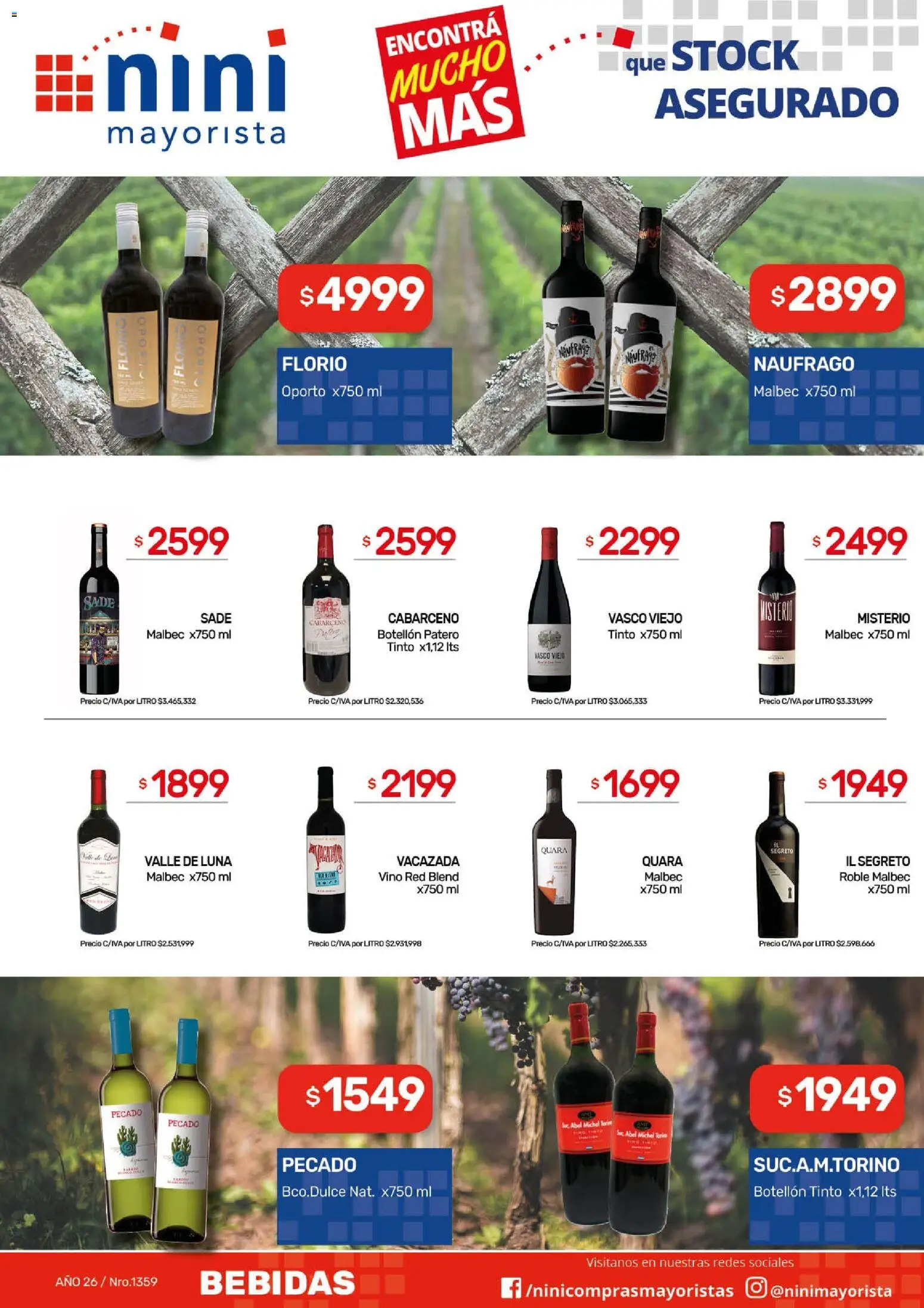 NINI Mayorista ofertas │ válido desde el 11.05.2026 | Página: 18 | Productos: Vino